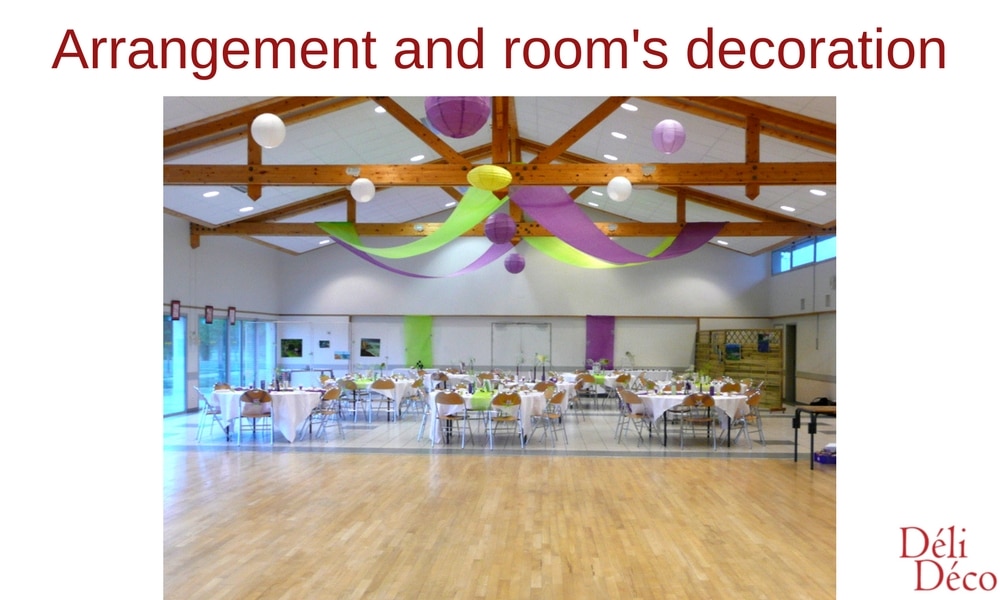 arrangement and room's decoration