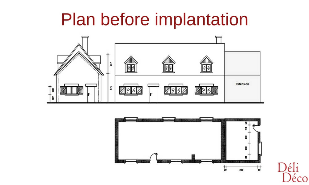 plan before implantation of a loft