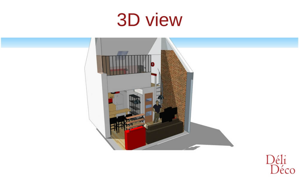 3D view of a loft