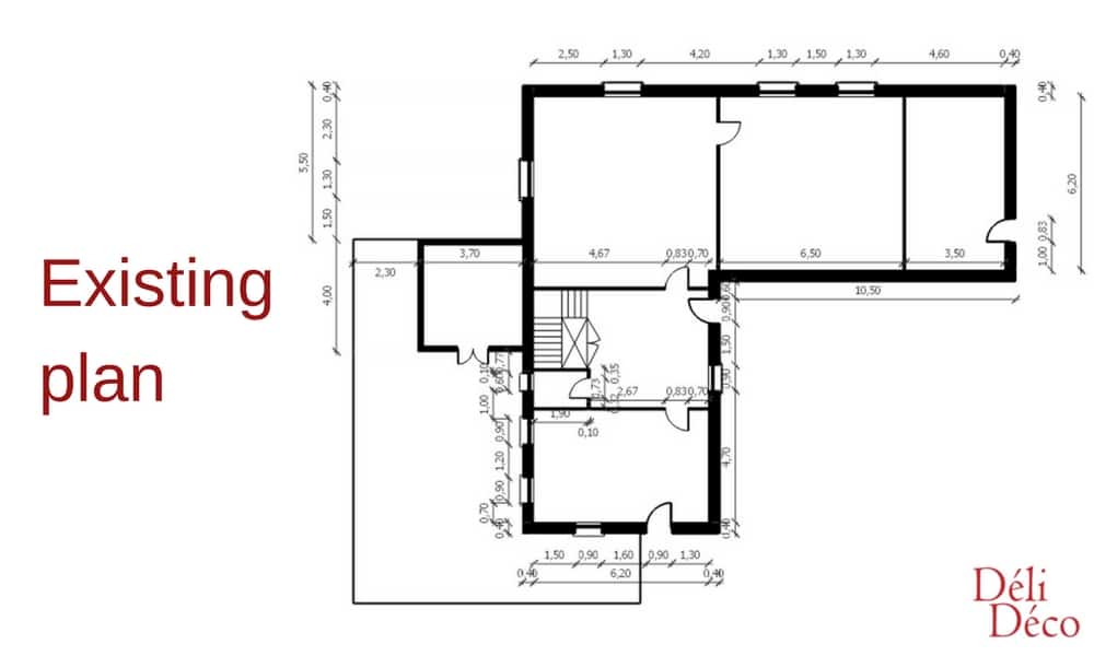 existing plan of house