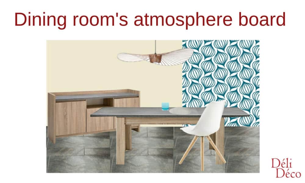 dining room's atmosphere board