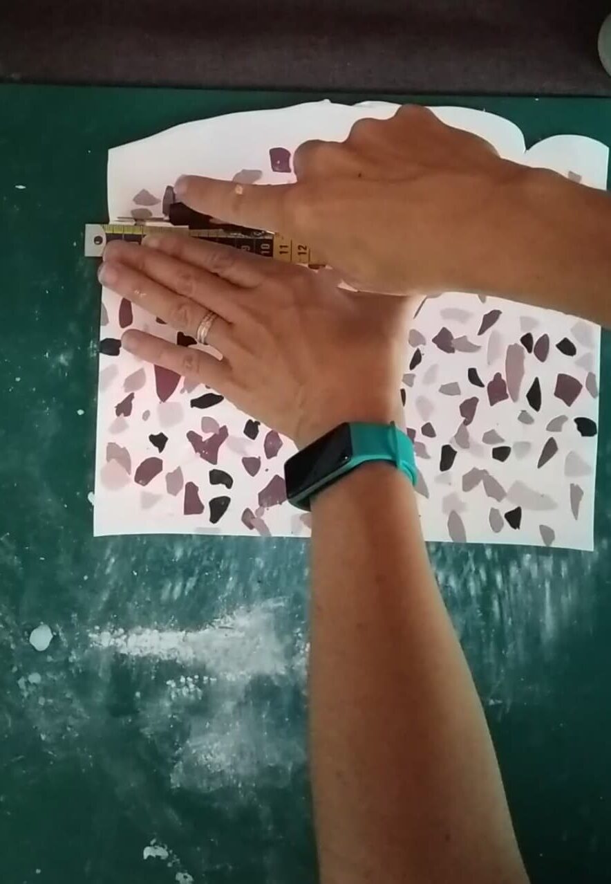 Découpe pâte 1 Découpe pâte vase terrazzo