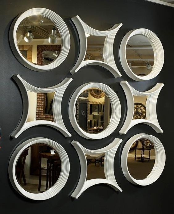 miroirs aux formes géométriques