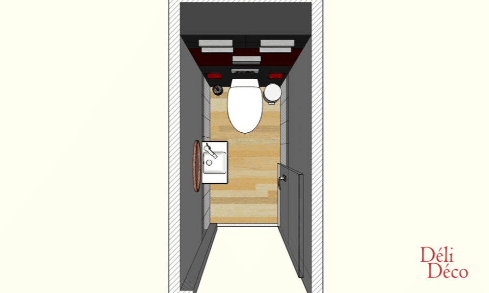 proposition d'aménagement WC