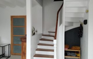 Éclaircir un escalier en bois