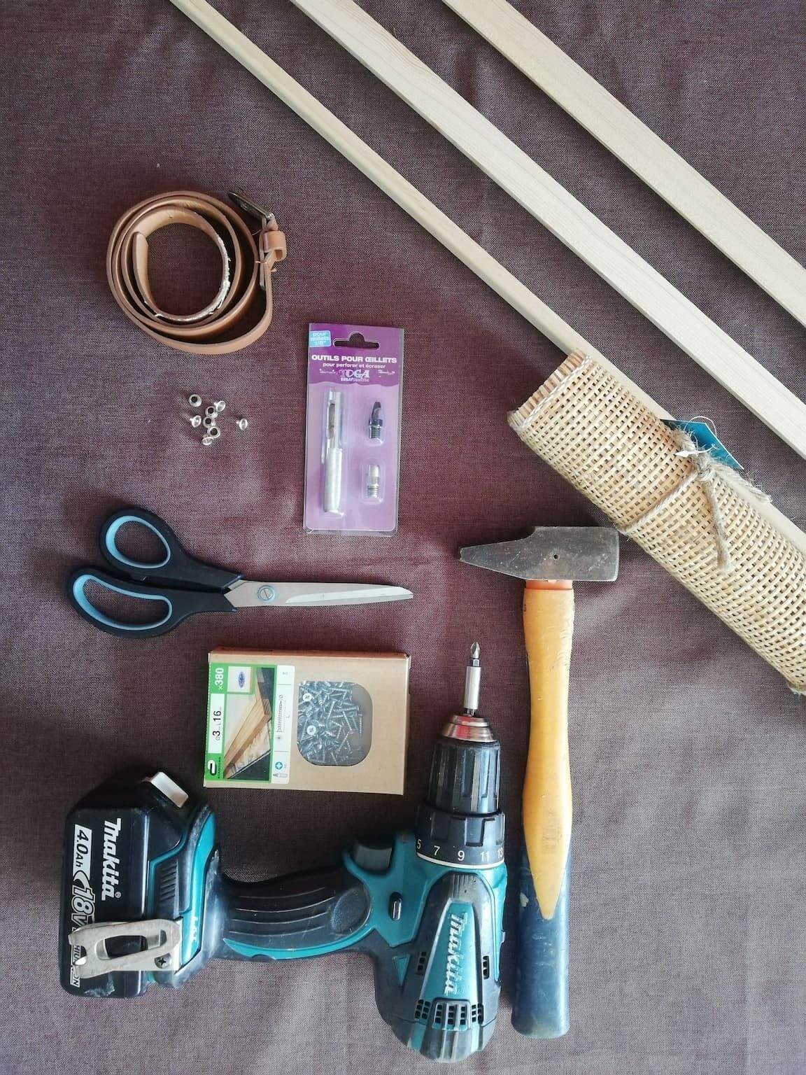 Matériel porte revue cannage Matériel porte revue cannage DIY