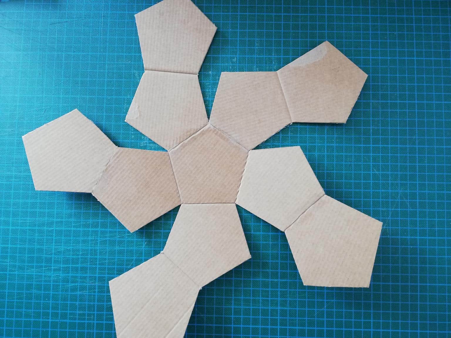 gabarit pour cache pot origami