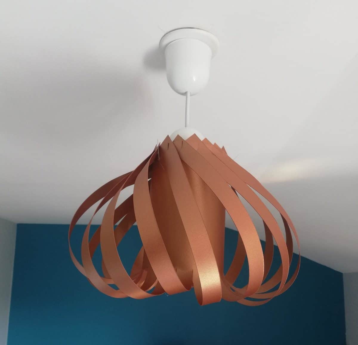 Suspension En Papier Beige 33x33x24,5 Cm – Home Styling Collection