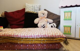 Matelas de sol tissu DIY