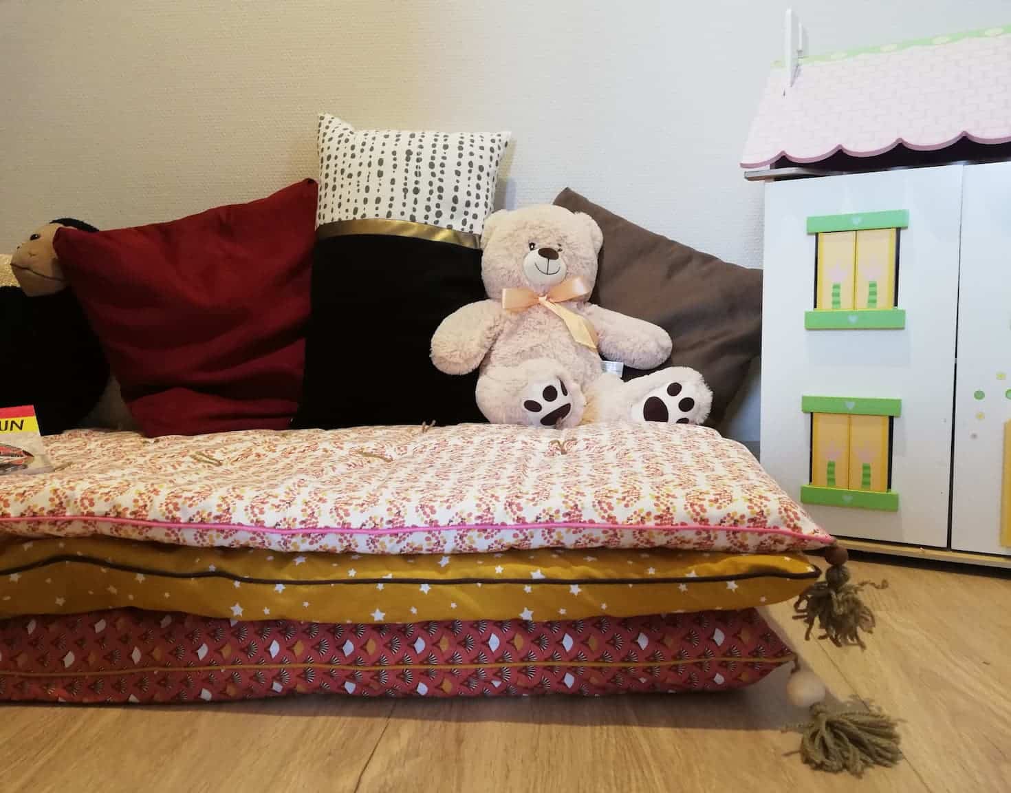 Matelas de sol tissu DIY