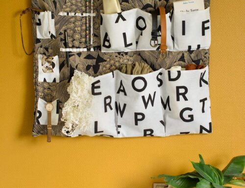 Tuto Déco DIY #54: un rangement mural en tissu