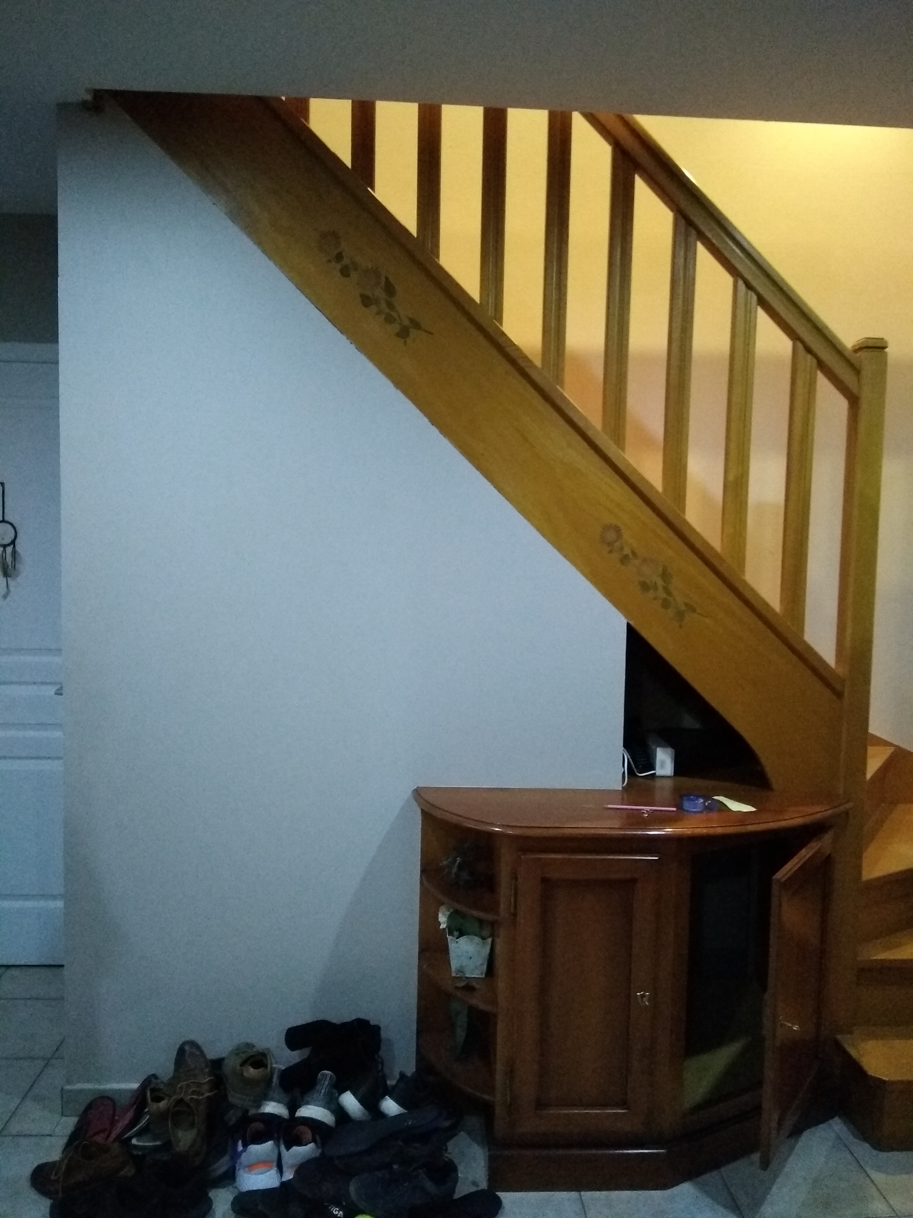 Meuble d'entrée avant travaux